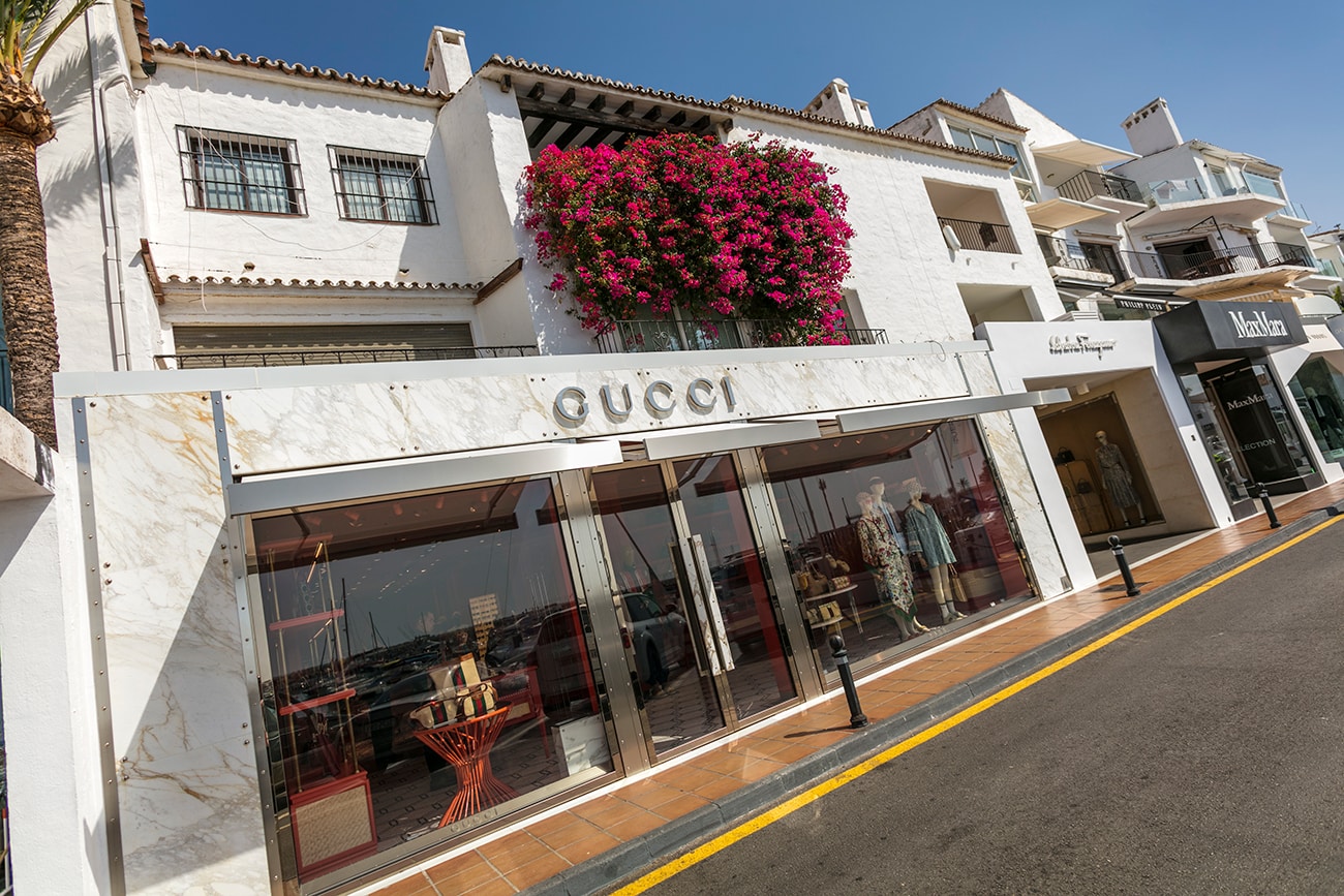 Gucci store in Puerto Banus, Marbella, Spain