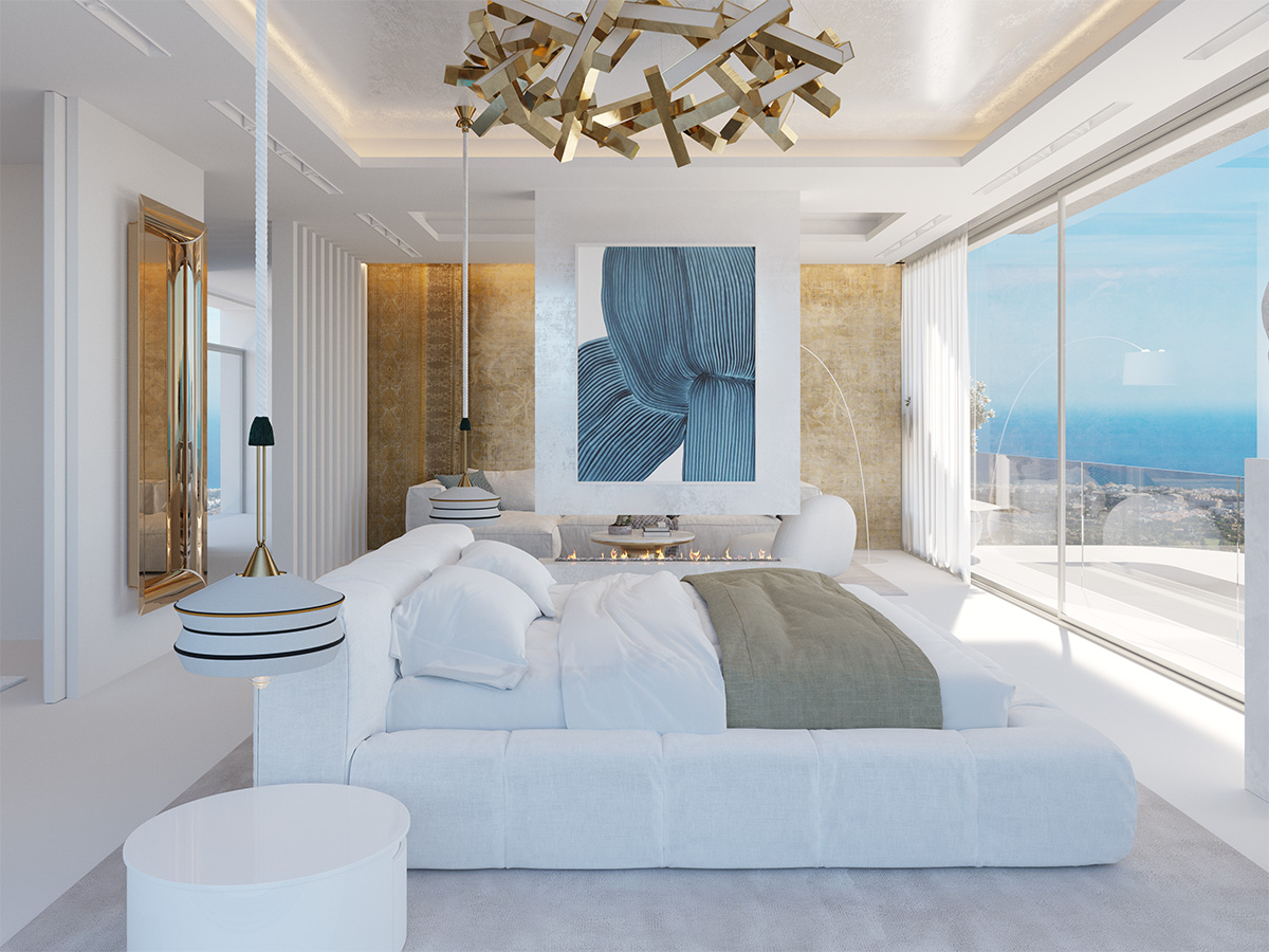 Vista Lago Residences, Marbella - Master bedroom suites have a luxury hotel feel