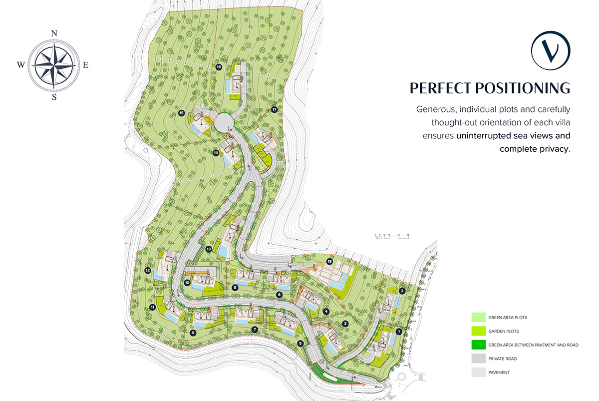 Vista Lago Residences - map of plots