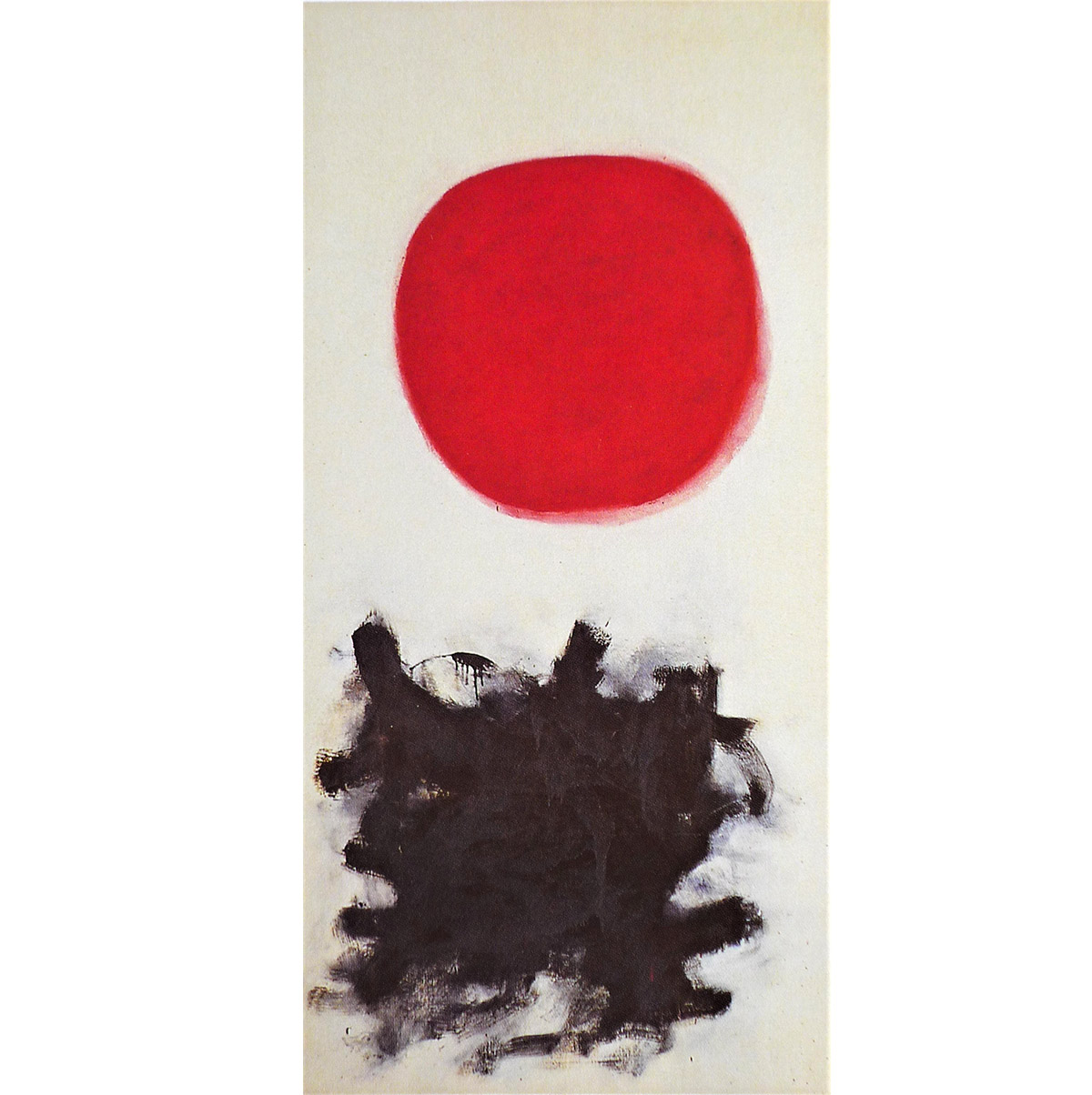 Abstract painting by American Abstract Impressionist painter, Adolph Gottlieb,