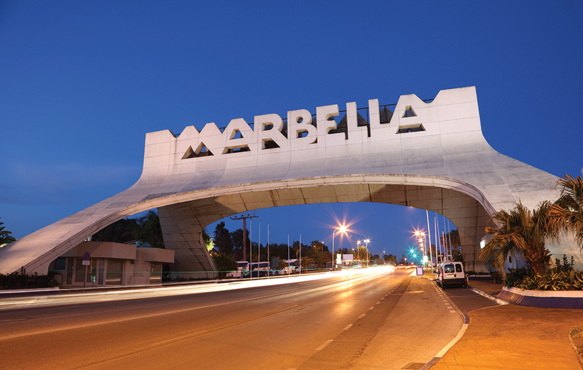 Marbella entrance Arch