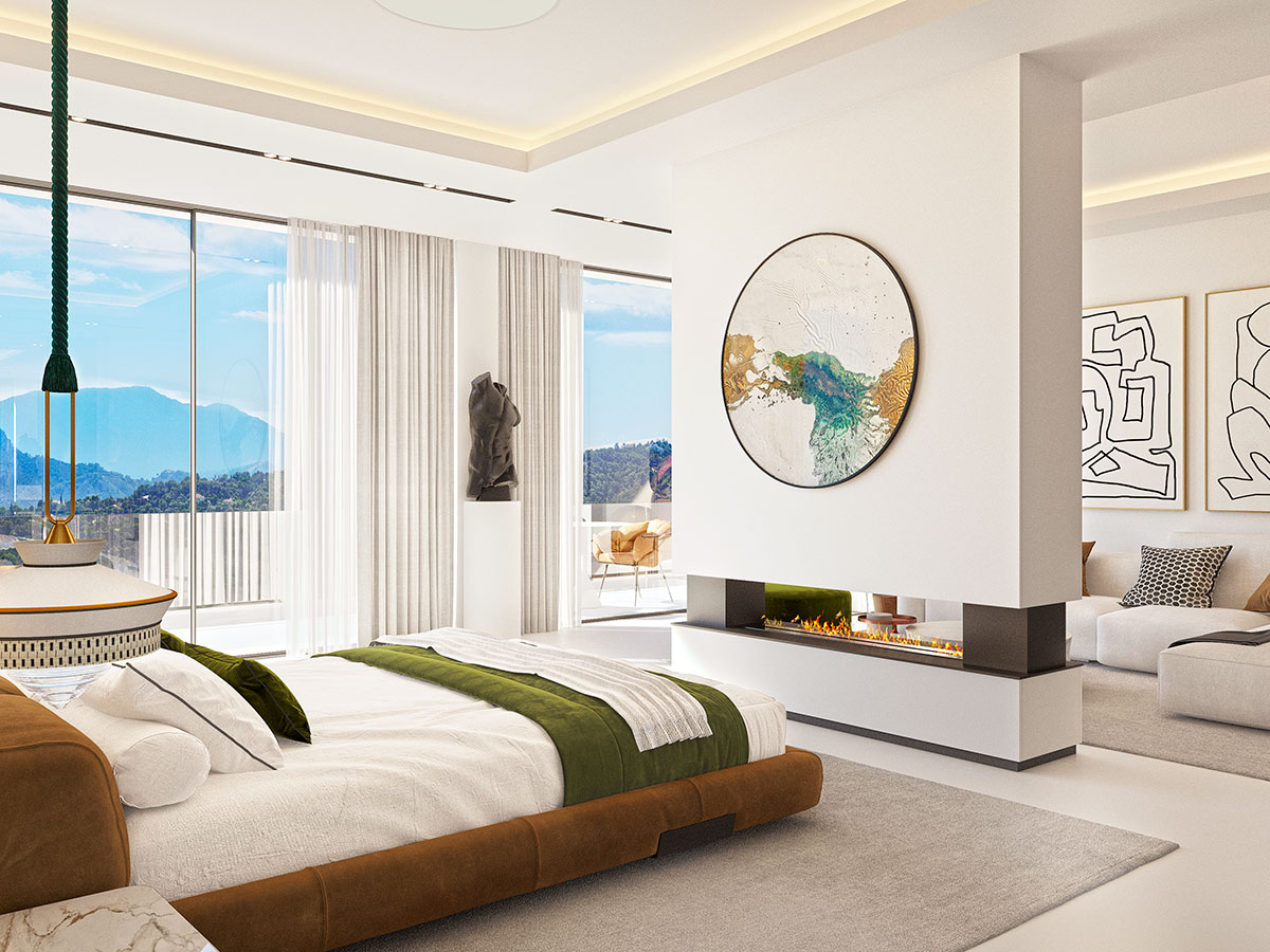 Beautiful bedroom suites at Vista Lago