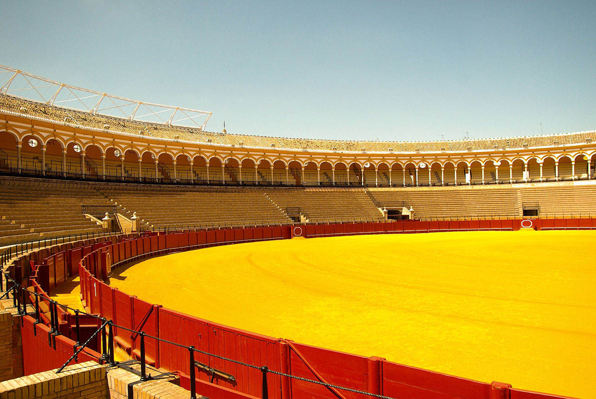 Plaza de Toros bullring in Seville,