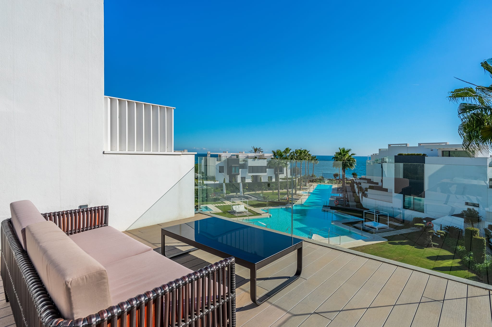 The Island, 4-bedroom seafront Townhouse, Estepona.