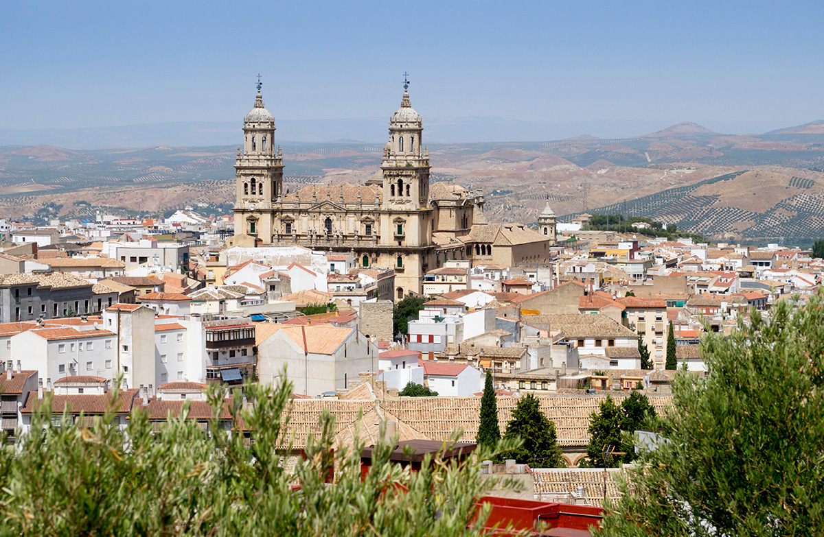 Jaen Cathedral and city