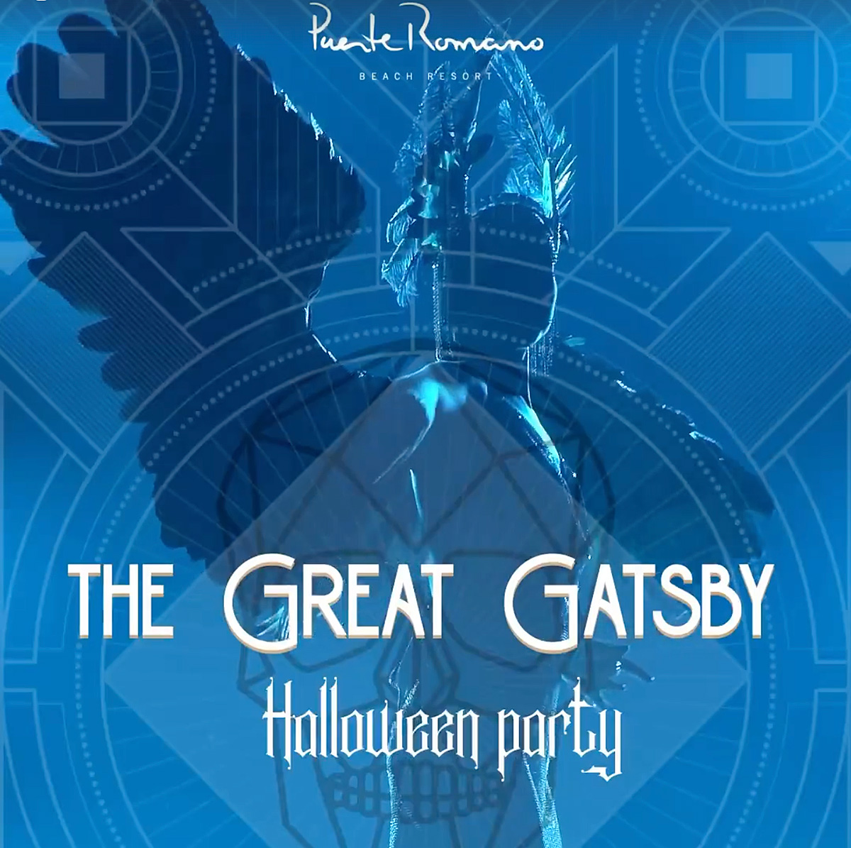 The Great Gatsby Halloween at Puente Romano Beach Resort poster